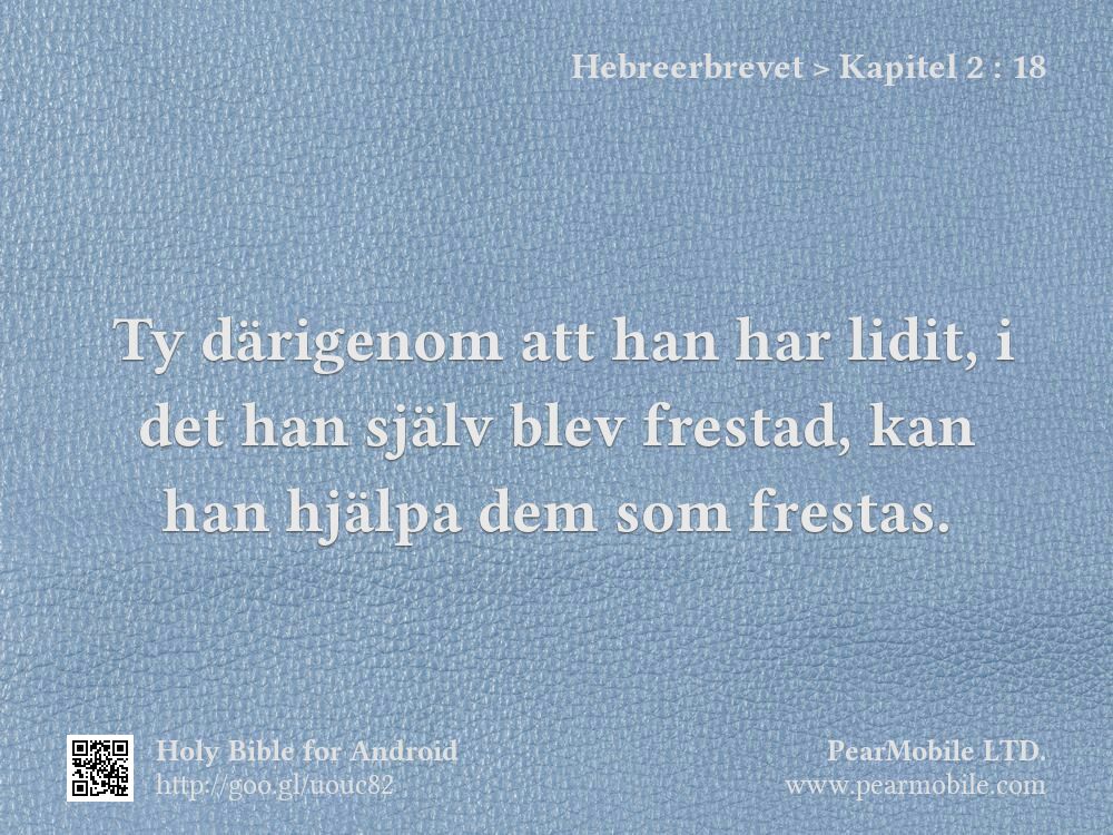 Hebreerbrevet, Kapitel 2:18